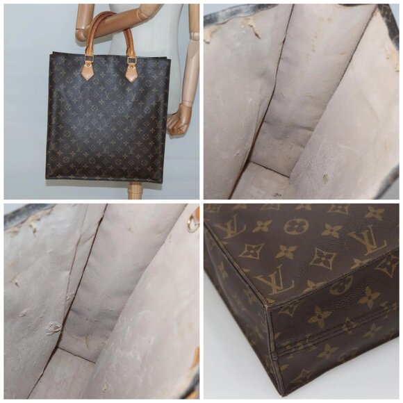 LOUIS VUITTON Monogram Sac Plat Hand Bag - Picture 14 of 14